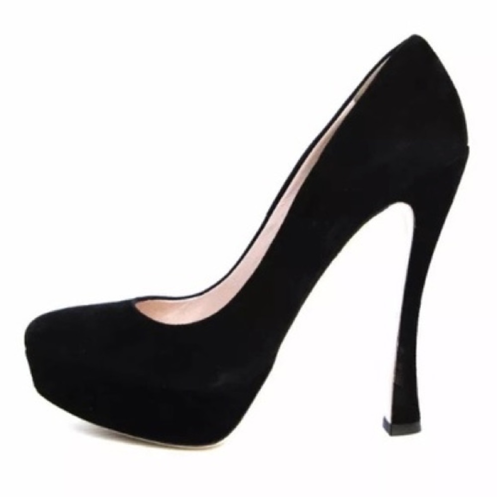 Miu Miu Calzature Donna Camoscio Platform Heel 38 - image 1